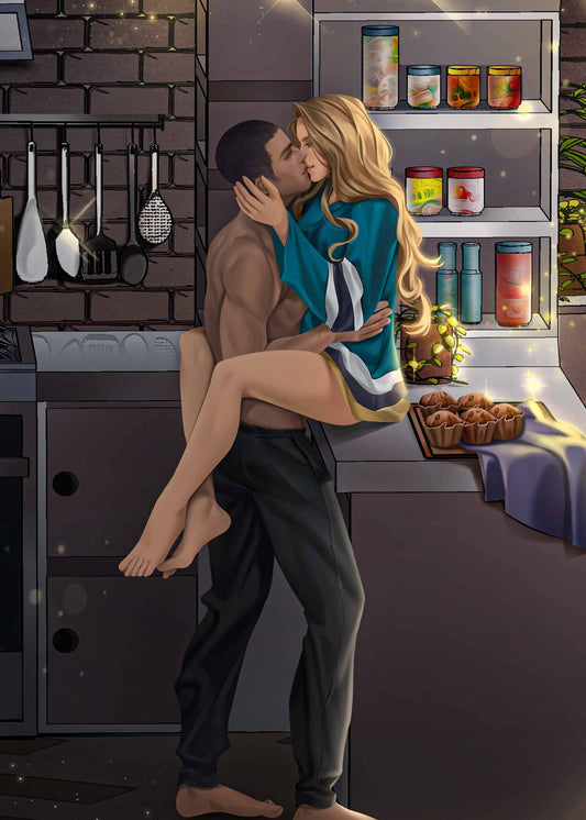 5 x 7 Art Print Lucas and Piper - Rules Of The Game