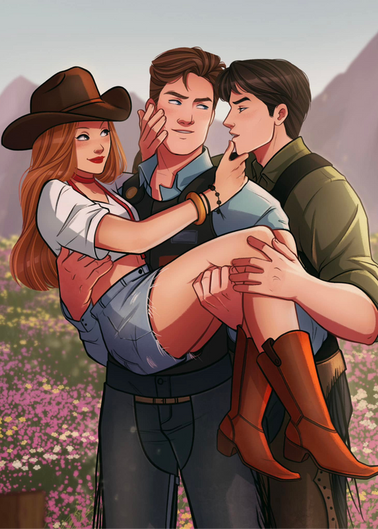 5x7 Art Print - Reckless Hearts 2